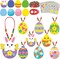 30 Pack Spring Tree Craft Kit DIY Flower Butterfly Bee Craft 3D Art Paper Crafts for Kids Toddler Easter Summer Stickers Game Activities